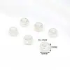 Contas da Sorte Gravadas em Ouro 18K que Preservam a Cor, Contas da Sorte, Contas Espaçadoras, Colar de Contas, Pulseira, Acessórios para Joias DIY D93