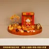 Enfeite Árvore da Fortuna de Cristal, Deus da Riqueza Estilo Chinês, Decoração de Ano Novo para a Entrada, Chá de Casa Nova, Presente para Prosperidade nos Negócios