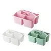 Bolsa de artículos de tocador Canasta de almacenamiento de gran capacidad Cesta de almacenamiento de material de papelería de plástico Bloques de construcción Cesta de almacenamiento de juguetes Canasta de almacenamiento de especias de cocina