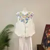 Novo Colete Jacquard Bordado Estilo Chinês Top Sem Mangas Estilo Nacional Gola Redonda Outono 2026 Novo Camisola Temperamento Colete Solto Feminino