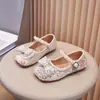 Zapatos de Cuero para Niños 2026 Primavera Nuevo Rendimiento Zapatos de Princesa Niñas Lazo Bebé Niña Moda Suela Suave Zapatos Individuales