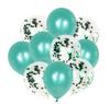 Conjunto de globos transparentes con lentejuelas y confeti de Amazon transfronterizos, decoración para bodas, suministros para fiestas de cumpleaños