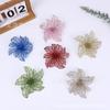 Flores Artificiales Doradas con Purpurina, Huecas, de Doble Capa para Navidad, Decoraciones Navideñas Personalizadas, Flores de Plástico, Árbol de Navidad del Fabricante