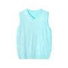 Chaleco de Uniforme Jk Principios de Primavera Cuello Alto Tejido de Punto Chaleco Multicolor Cuello en V Sin Mangas Interior Suéter Jk Tejido de Punto