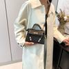 Bolso de Mano para Mujer con Textura Nicho 2024 Bolsos Otoño Nuevo Bolso Cruzado Kelly Moda Bolso Cuadrado Pequeño Bolso de Hombro