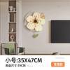 Venta Directa de Fábrica Reloj de Pared para Sala de Estar Estilo Crema de Jazmín Reloj Nuevo de Moda Reloj Minimalista Moderno Reloj de Pared para el Hogar