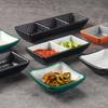 Prato de melamina para temperos restaurante comercial loja de churrasco multi-grade imitação porcelana tigela pequena prato para molho de soja prato para temperos prato para molho plástico