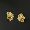 Pendientes de Metal con Diseño Secreto de Nicho con Borla Tejida de Ágata en Forma de Lágrima Pendientes de Botón de Piedra Natural