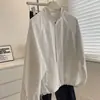 Chaqueta Corta Estilo Coreano con Cuello Alto para Mujeres Petite Primavera Versátil Casual Ligera Rompevientos Chaqueta con Cremallera Ropa de Protección Solar
