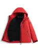 Conjunto de dos piezas de forro polar desmontable para exteriores estilo Luotuo para mujer, chaqueta de montañismo impermeable y a prueba de viento para hombre, compra grupal