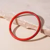 Pulsera Geométrica Circular de Acrílico Teñido Simi Vintage Moda Europea y Americana Simple de Nicho Elegante de Alta Gama para Mujer