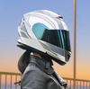 Casco Gxt Casco de Motocicleta para Hombre Cobertura Total Personalizado Genial Motocicleta Doble Lente Casco Abierto Cara Completa Dot