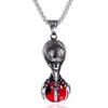 Moda simple joyería de moda acero de titanio colgante de pájaro hombres y mujeres Diamante acero de titanio fundición collar al por mayor