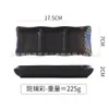 Amazon Transfronterizo Vajilla de Cerámica Estilo Japonés Plato Rectangular de Tres Compartimentos Plato de Cerámica para Salsa de Soja y Condimentos Plato de Condimentos para el Hogar Restaurante