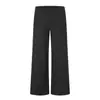 Pantalones Vaqueros Casuales para Hombre Marca Trendy de Calle Estilo Vibe Sentido del Diseño Bragueta con Cremallera Lateral Color Sólido Versátil Sueltos Largos