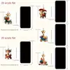 Transfronteiriço Novo Conjunto Plano de Acrílico Decoração de Carro Enfeites Pendurados Conjunto de Cinco Peças Boneco de Neve Conjunto de Sete Peças Conjunto de Dez Peças Desenho Animado