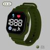 Reloj Digital LED C3-11 Fútbol Cuadrado Moderno Regalo Digital Deportivo Estudiante Moda Pulsera Luminoso