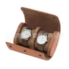 Caja de Hebilla de Reloj de Cuero de Alta Calidad Bolsa de Almacenamiento para Relojes de Pulsera Caja de Colección Unidad de 2 Ranuras 3 Ranuras Conveniente para Viajar Fácil de Transportar Protección