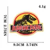 Jurássico cartoon dinossauro boutique bordado adesivos de pano acessórios roupas saco acessórios computador bordado Zhang Zi adesivos patch