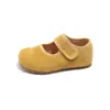 Sapatos Infantis Casuais Retrô Birkenstock para Meninas com Forro de Lã e Solas Grossas, Mocassins, Novos Sapatos Mary Jane Estilo Coreano Primavera e Outono 2026