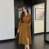 Transfronterizo Otoño 2026 Akita Valley Vestido Negro de Manga Larga Ajustado Elegante Socialité Vestido Largo Francés para Mujer