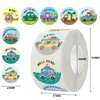 Adesivos de Desenho Animado para Crianças, Adesivos de Incentivo para Professores de Jardim de Infância, Adesivos de Brinquedos Fofos, Adesivos de Carros de Animais Pequenos