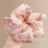 Goma para el pelo con estampado estilo Academia Melard para mujer, scrunchie de satén con malla de estampado de leopardo vintage, banda elástica de alta elasticidad y duradera