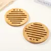 Posavasos de Mesa Resistentes al Calor de Bambú, Salvamanteles Resistentes a Altas Temperaturas, Tapetes para Ollas, Soportes para Ollas de Cocina, Tapetes para Tazones de Bambú Estilo Japonés, Tapetes Simples de Aislamiento Térmico