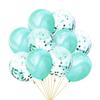 Balão de Látex Transparente 12 Polegadas Cor Rose Gold com Confete Dourado Rose e Lantejoulas Balão Decoração de Festa de Aniversário