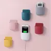 Caja de Almacenamiento para Control Remoto de Teléfono Montada en la Pared Sin Taladrar Estante de Almacenamiento para Teléfono junto a la Cama Sala de Estar Multifuncional Montado en la Pared