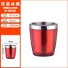 Balde de Gelo para Bebidas Transfronteiriço 2.5L Camada Dupla Reta Balde de Gelo para Cerveja Gelada Champagne Balde de Gelo Metálico de Aço Inoxidável Balde de Gelo Seco Comercial