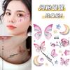 Maquillaje de Ojos Jelly Gota de Diamante Taladro Roto Taladro Roto Pegatina de Lágrima Maquillaje de Lunar para Arrancar Diamante Brillante Joyería de Diamante Maquillaje Creativo Pegatina Facial Taladro