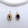Colgante Individual de Circonita Micro-Pavimentada Colgante de Conexión Horquilla Antigua DIY Borla Yingluo Accesorios para Pendientes Pulsera Material
