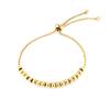 Pulsera de ajuste con hebilla de acero inoxidable con cuentas de posicionamiento para damas europeas y americanas, con explosiones de Amazon directas de fábrica