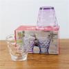 Venta Directa de Fábrica Taza de Gota de Lluvia Colorida Juego de Dos Piezas Juego de Cuatro Piezas Juego de Seis Piezas Juego de Vasos de Vidrio Taza de Regalo Publicitario