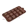 Molde de Silicone para Chocolate Desenho Animado Multiestilo Transfronteiriço Números e Letras Molde de Assar DIY Molde para Fudge Cubo de Gelo
