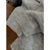 [Recomendación Principal] Suéter de Punto Holgado de Manga Corta con Cuello Redondo, Mezcla de Lana y Alpaca, Nueva Colección Primavera/Verano 26 de Yuran