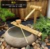 Cervo de Água Corrente Tigela de Pedra Paisagem Seca Elemento Aquático Cervo Lanterna de Pedra de Jardim Japonês Lanterna de Pedra Cervo Bambu Tigela de Água