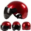 Casco de coche eléctrico ABS femenino masculino Cuatro Estaciones universal Pintura moda simple transpirable venta al por mayor no de motocicleta casco de verano