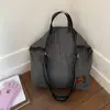 Bolso Tote Cuadros Retro Maillard Moda Femenina Versátil Nicho Bolso Cruzado Estilo Universitario Mochila de Gran Capacidad