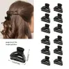 Nuevos Pasadores Pequeños Semircírculo Estilo Francés Set de 12 Piezas Mini Pasadores Pinzas para Trenzar Pinzas para el Cabello Pinzas para Flequillo Accesorios para el Cabello