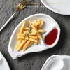 Louça de melamina, prato especial para batatas fritas, prato frio comercial para petiscos, prato para salgadinhos fritos, prato para lula seca com mostarda