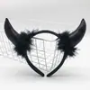 Suministros de Halloween diadema de actuación accesorios Diadema de cuernos rojos malvados tigre rana leopardo Mickey perro manchado ratón