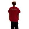Camiseta de Verano para Hombre con Letras de Perlas, Manga Corta, Diseño de Marca de Moda Tendencia, Camiseta de Pareja, Nicho Americano, Cuello Pequeño, Manga de Tres Cuartos