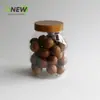 Frasco de plástico para envasado de frutas frías de 350 ml, frasco para frutas secas, ciruela pasa de cáscara amarilla, frasco para bocadillo de kumquat confitado, frasco sellado