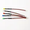LED de 5MM 3V5V12V24V220V LED con cable modelo de cuenta de lámpara luz indicadora de coche de juguete decorativo
