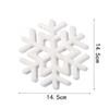 Los Manteles Individuales Son Resistentes a Altas Temperaturas, Impermeables y a Prueba de Aceite, Manteles Individuales Irregulares con Diseño de Copos de Nieve, Tapetes de Silicona Aislantes del Calor, Antideslizantes y Anti-quemaduras para Juegos de Té