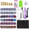 Suministro Especial Transfronterizo Kit Aplicador de Pedrería Hotfix Portátil Reparador de Pedrería Herramienta de Aplicación de Pedrería para Ropa Kit Fabricante Venta al por Mayor