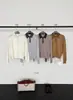 Han Xun Suéter College Clássico Retrô de Lã Veludo Macio Emagrecedor Color Block Gola Polo para Mulheres Coleção Outono 2026 27497
