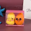 Huevo de Maquillaje Suave Elástico Caja de Doble Uso Seco y Húmedo Esponja de Cojín de Aire Maquillaje Tocador Huevo de Maquillaje Algodón de Maquillaje Herramienta de Maquillaje